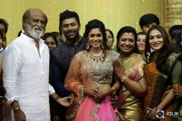 Celebs at Actor Bhagyaraj Son Wedding Reception